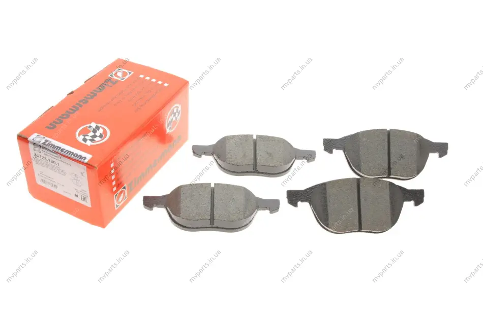 Колодки гальмівні (передні) Ford C-Max/Focus/Mazda 3/5 03- (Ate-Teves) 23723.180.1 ZIMMERMANN 23723-180-1 (фото 1)