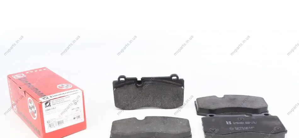 Колодки гальмівні (передні) MB (W211) 2.1-5.5 05-13 (Brembo) 23960.175.1 ZIMMERMANN 23960-175-1 (фото 1)