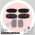 Колодки гальмівні (передні) Kia Ceed 1.4/1.6 CRDI/CVVT 06- (Mando) 23966.165.1 ZIMMERMANN 23966-165-1 (фото 1)