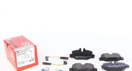 Колодки гальмівні (задні) MB Vito (W639) 03- (Bendix-Bosch) (з аксесуарами) 24008.185.3 ZIMMERMANN 24008-185-3