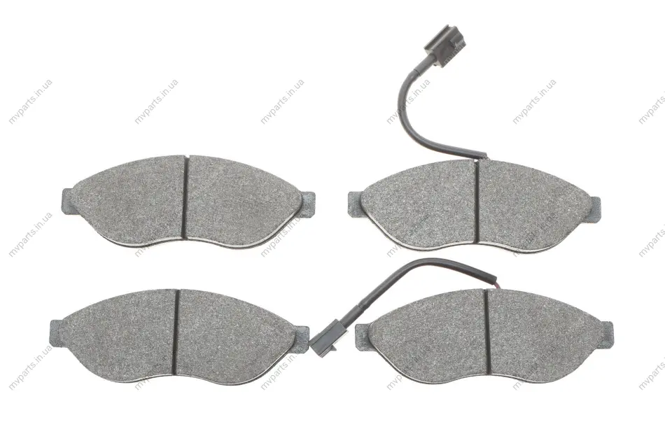 Колодки гальмівні (передні) Citroen Jumper/Fiat Ducato/Peugeot Boxer 06- (Brembo) (з датчиком) 24468.190.1 ZIMMERMANN 24468-190-1 (фото 1)