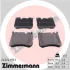 Колодки гальмівні (передні) BMW X5 (E70)/X6 (E71/E72) 06- (Brembo) 24524.195.1 ZIMMERMANN 24524-195-1 (фото 1)