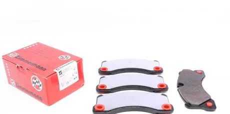 Колодки гальмівні (передні) Porsche Cayenne 07-/VW Touareg 02- (Brembo) 24553.160.1 ZIMMERMANN 24553-160-1