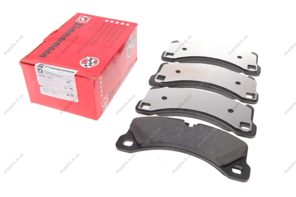 Колодки гальмівні (передні) Porsche Cayenne 10- (Brembo) 24685.170.1 ZIMMERMANN 24685-170-1 (фото 1)