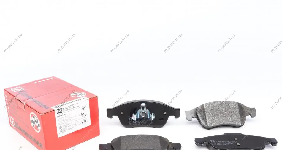 Колодки гальмівні (передні) Renault Fluence/Megane/Scenic 08- (Ate) 24914.180.1 ZIMMERMANN 24914-180-1 (фото 1)