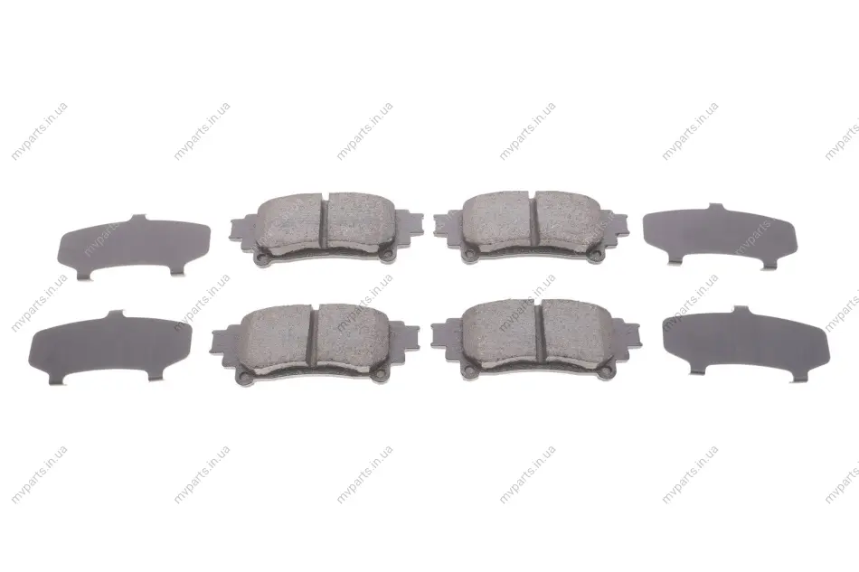 Колодки гальмівні (задні) Lexus RX 08-15/Toyota Prius 11-/Mirai 14- (Akebono) 24918.150.1 ZIMMERMANN 24918-150-1 (фото 1)