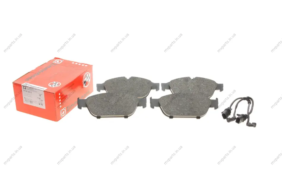 Колодки гальмівні (передні) Audi A6/A7/A8 10- (Ate) (з датчиком) 25158.200.2 ZIMMERMANN 25158-200-2 (фото 1)