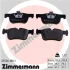 Колодки гальмівні (передні) BMW 1 (F20)/3 (F30)/4 (F32) 10- 25506.180.1 ZIMMERMANN 25506-180-1 (фото 1)