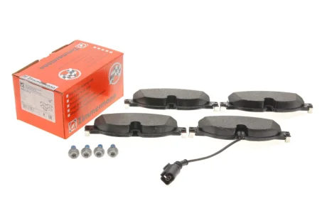 Колодки гальмівні (передні) VW Golf VII/VIII/Passat/Seat Leon 12- (TRW) (з датчиком) 25683.200.2 ZIMMERMANN 25683-200-2