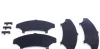 Колодки гальмівні (передні) Suzuki SX4/ Vitara 1.4 T/1.6 14- (з датчиком) (Akebono) 25979.170.1 ZIMMERMANN 25979-170-1 (фото 2)