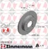 Диск гальмівний (задній) Mazda 3 1.3-2.2 MZR 04-14 (265x11) 370.3078.20 ZIMMERMANN 370-3078-20 (фото 1)